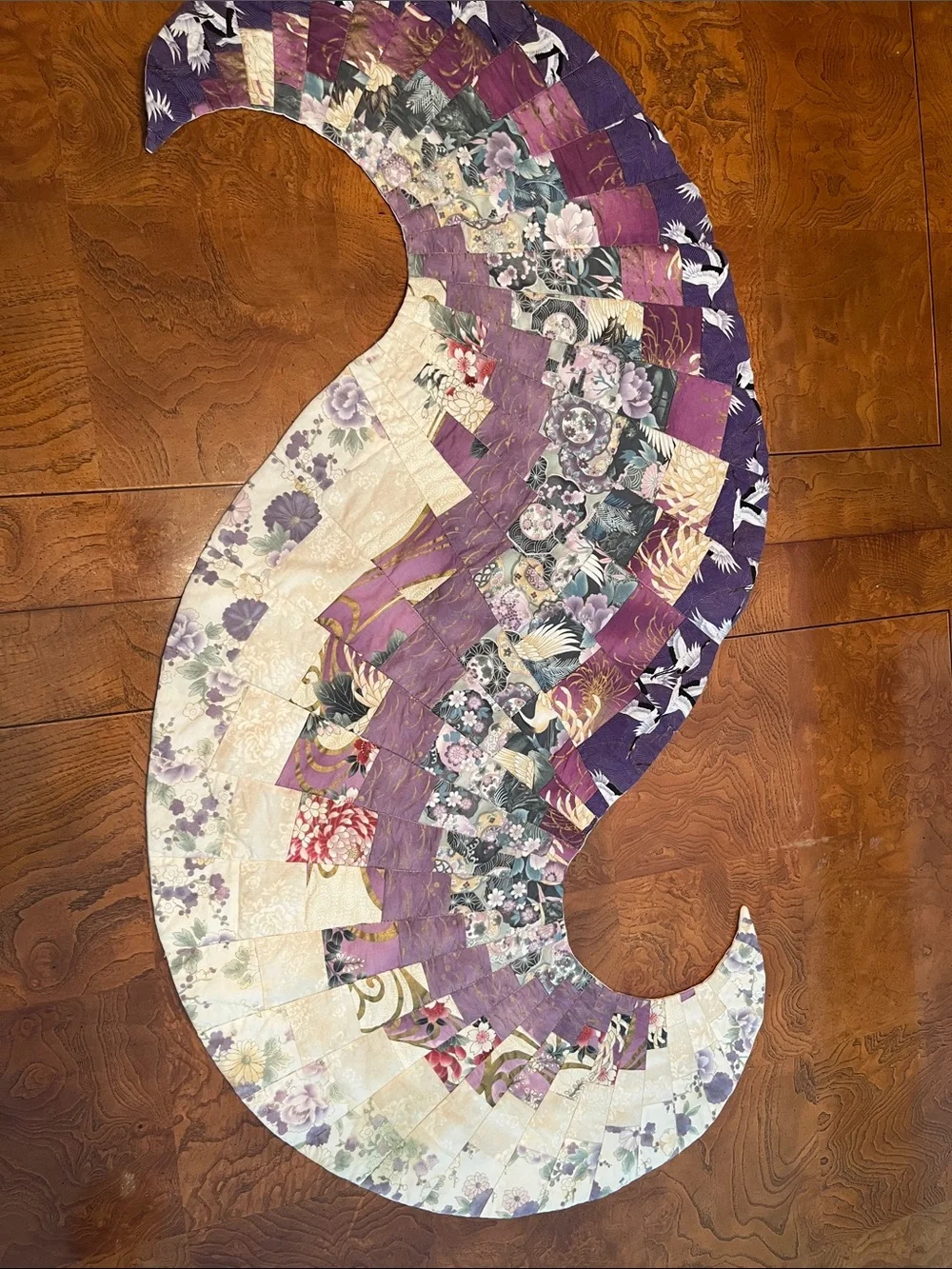 Handmade quilted table runner